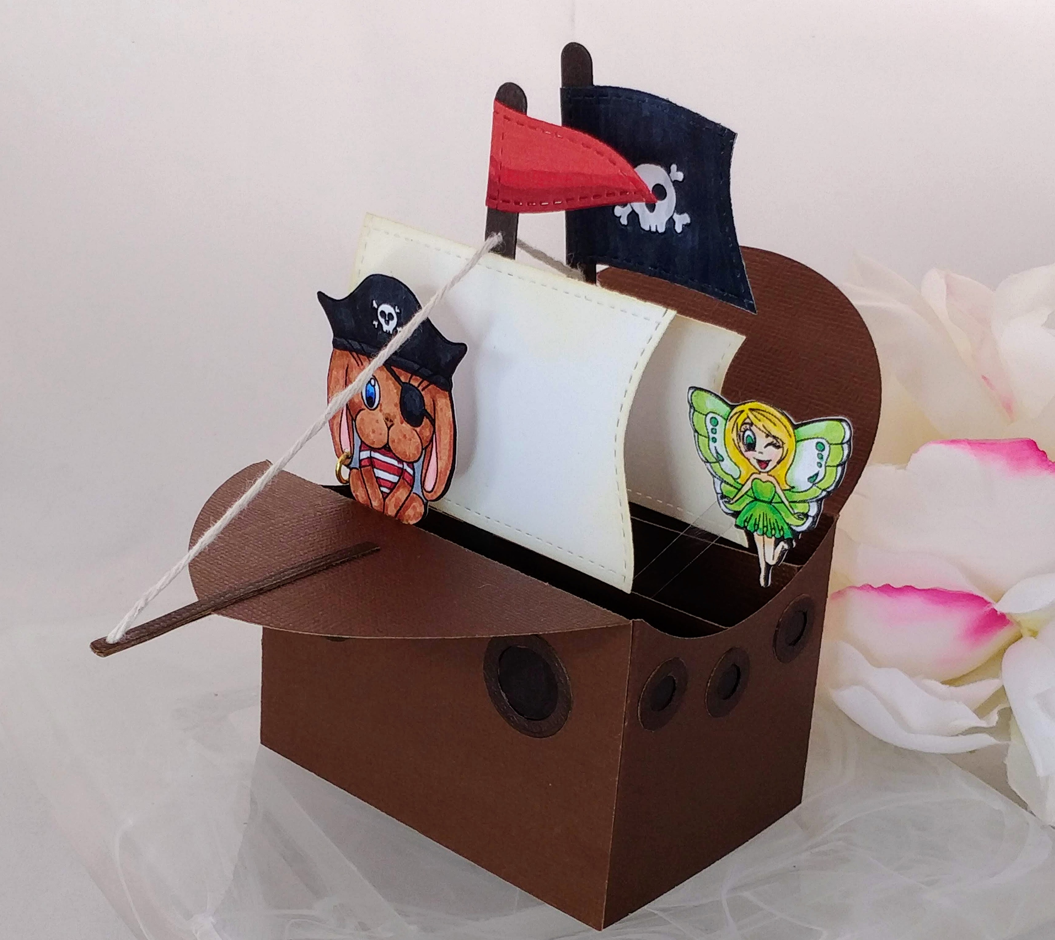 Pirate Ship Pop-Up Card