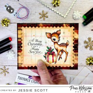 Twinkle Up Those Nostalgic Cards!
.
Jessie Scott (@chevy.scott) is on the blog with this beautiful nostalgic deer scene and the Pear Blossom Press Twinkle Lights.
.
To see how easy it is to make, visit the blog - link in bio.
.
#unitystampco #chevyscott #pearblossompress #twinklelights #lightupcard #lightupcards #interactivecards #handmadecards #papercraft #makingcards #cardmaking #cardinspiration #pearblossompressblogteam #cardinspo #cardsthatwow #createwitholo
