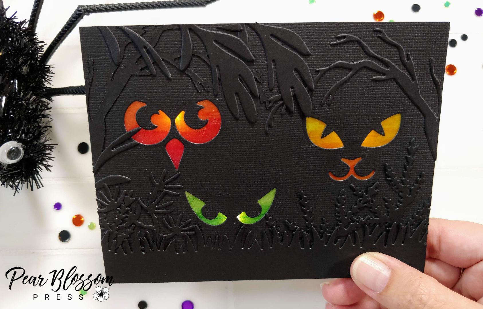 Spooky Eyes Light-Up Card – 31 Days of Halloween Spooktacular Hop