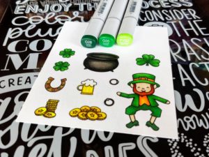 Dancing Leprechaun Interactive Card Heffy Doodle