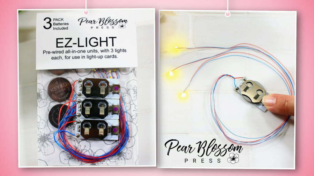 EZ Lights for Light Up Cards Pear Blossom Press