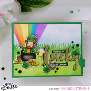 Dancing Leprechaun Interactive Card Heffy Doodle