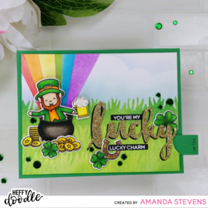 Dancing Leprechaun Interactive Card Heffy Doodle