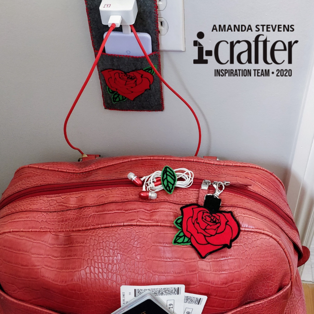 i-crafter Rose Heart travel gift set