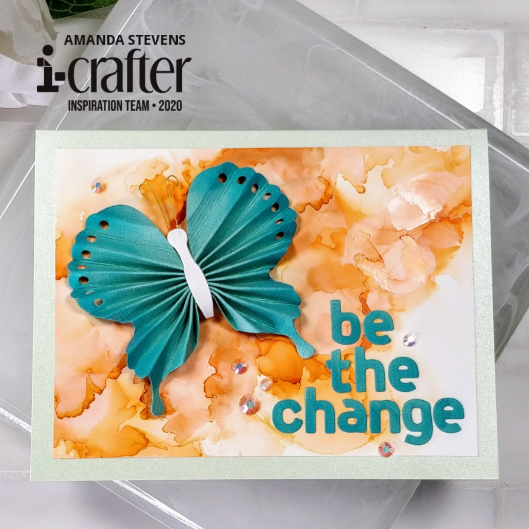 Be the Change – 3D Butterfly Card