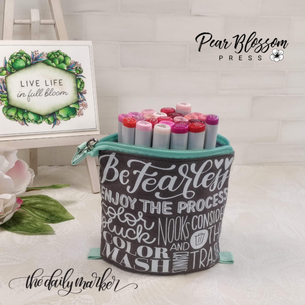 Collapsible Marker Bag Pear Blossom Press The Daily Marker Kathy Racoosin