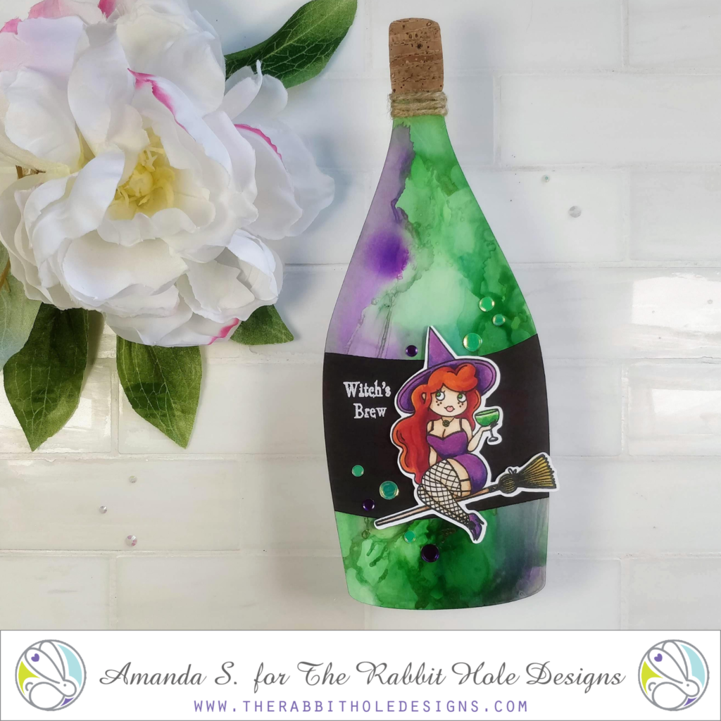 The Rabbit Hole Designs Witch's Brew Bottle Slimline