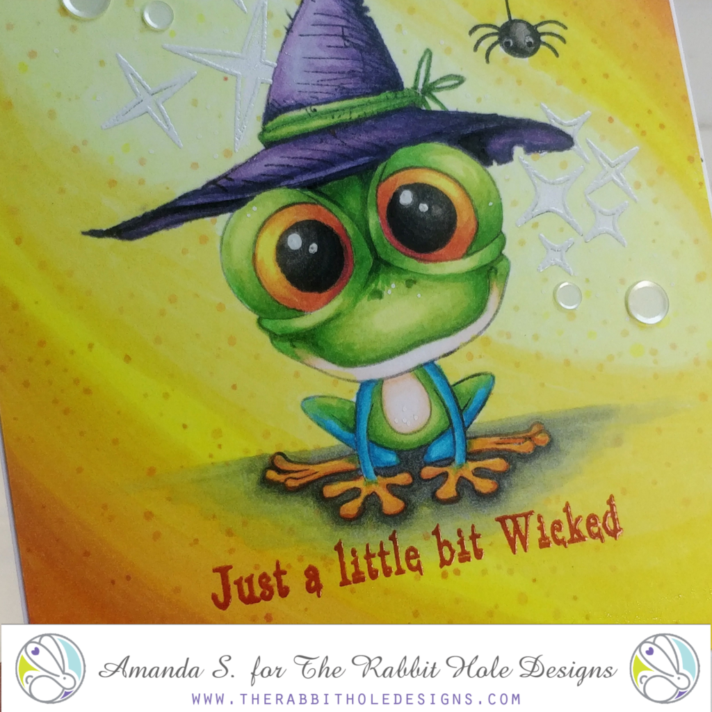 Got A Bug Frog Halloween Card The Rabbit Hole Designs Pear Blossom Press