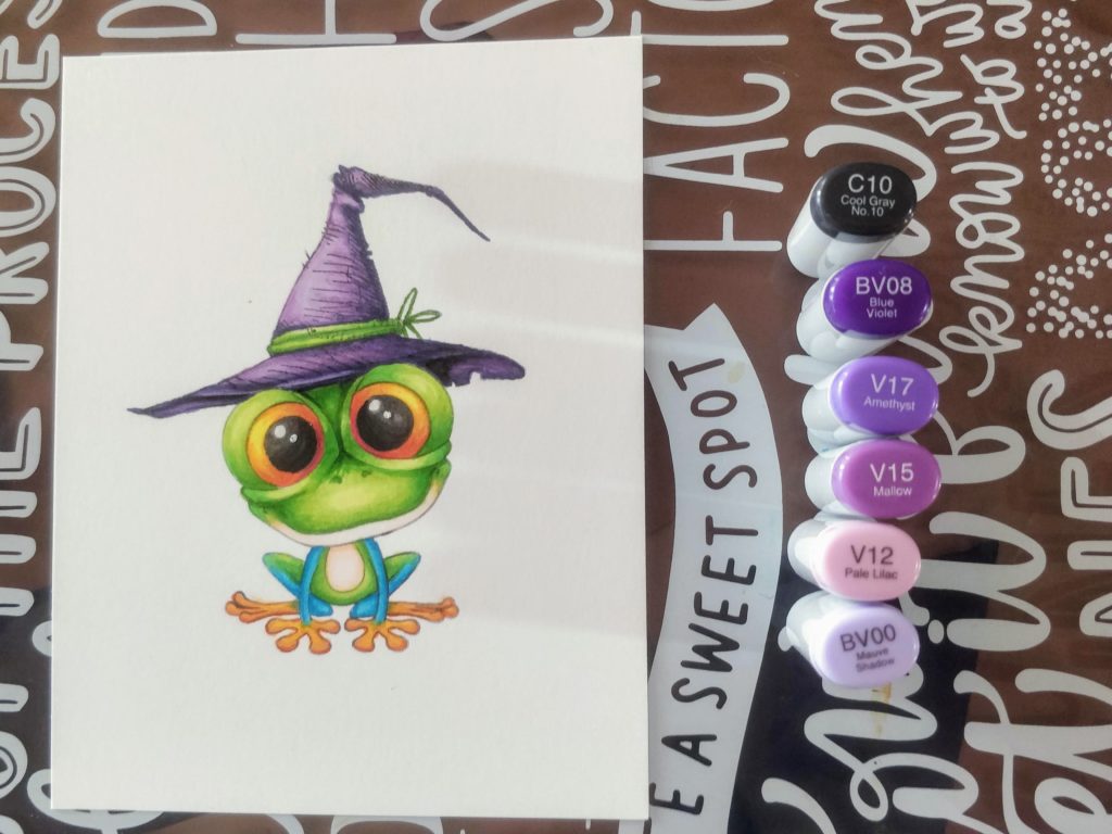 Got A Bug Frog Halloween Card The Rabbit Hole Designs Pear Blossom Press