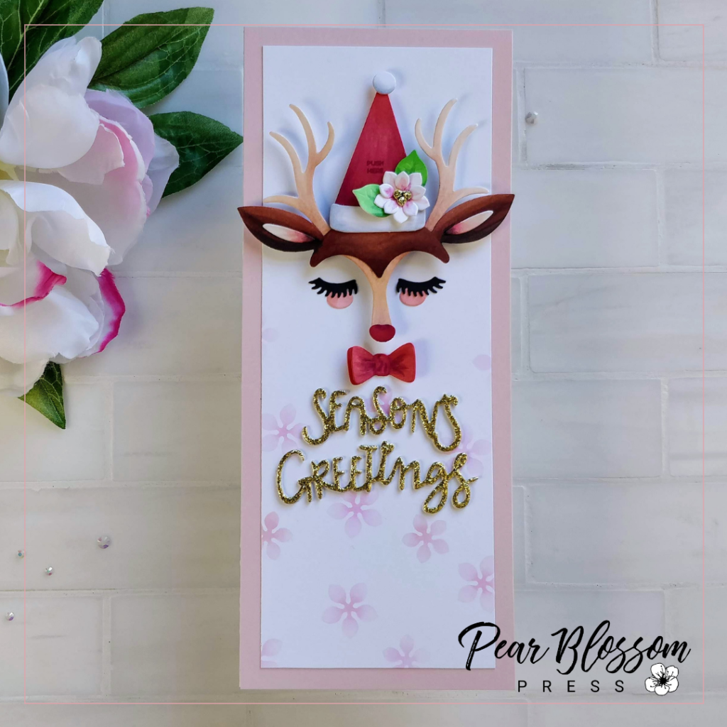 Spellbinders Light Up Reindeer by Pear Blossom Press Amanda Stevens