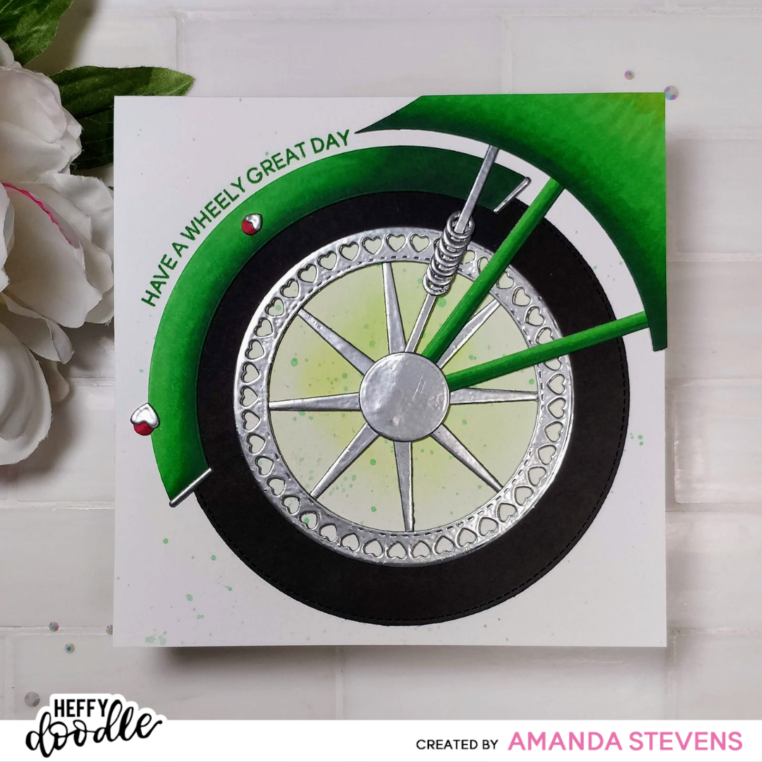 Wheely Fun Paper Pieced Motorcycle