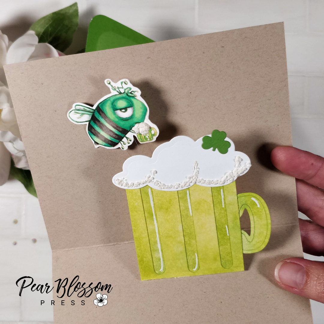 Green Beer Wiper Card
