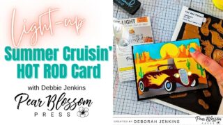 EASY Light-up Card – Summer Criusin’ Hot Rod

Hey there, crafty friends! It’s Debbie J here from Debbie J’s Crafting Corner. Summer is here! Let's hit the road in this fun Hot Rod! And yes, we are safe at night because it has working headlights! Today we are creating an EASY and fun Hot Rod Card with working headlights using EZ-Lights from Pear Blossom Press. Create a Hot Rod! This die set is super easy to put together... AND Spellbinders has provided the instructions on their site. I'll add them here for you too. Watch the Magic Happen!...

https://pearblossompress.com/easy-light-up-card-summer-criusin-hot-rod/?utm_source=instagram-business&utm_medium=jetpack_social
