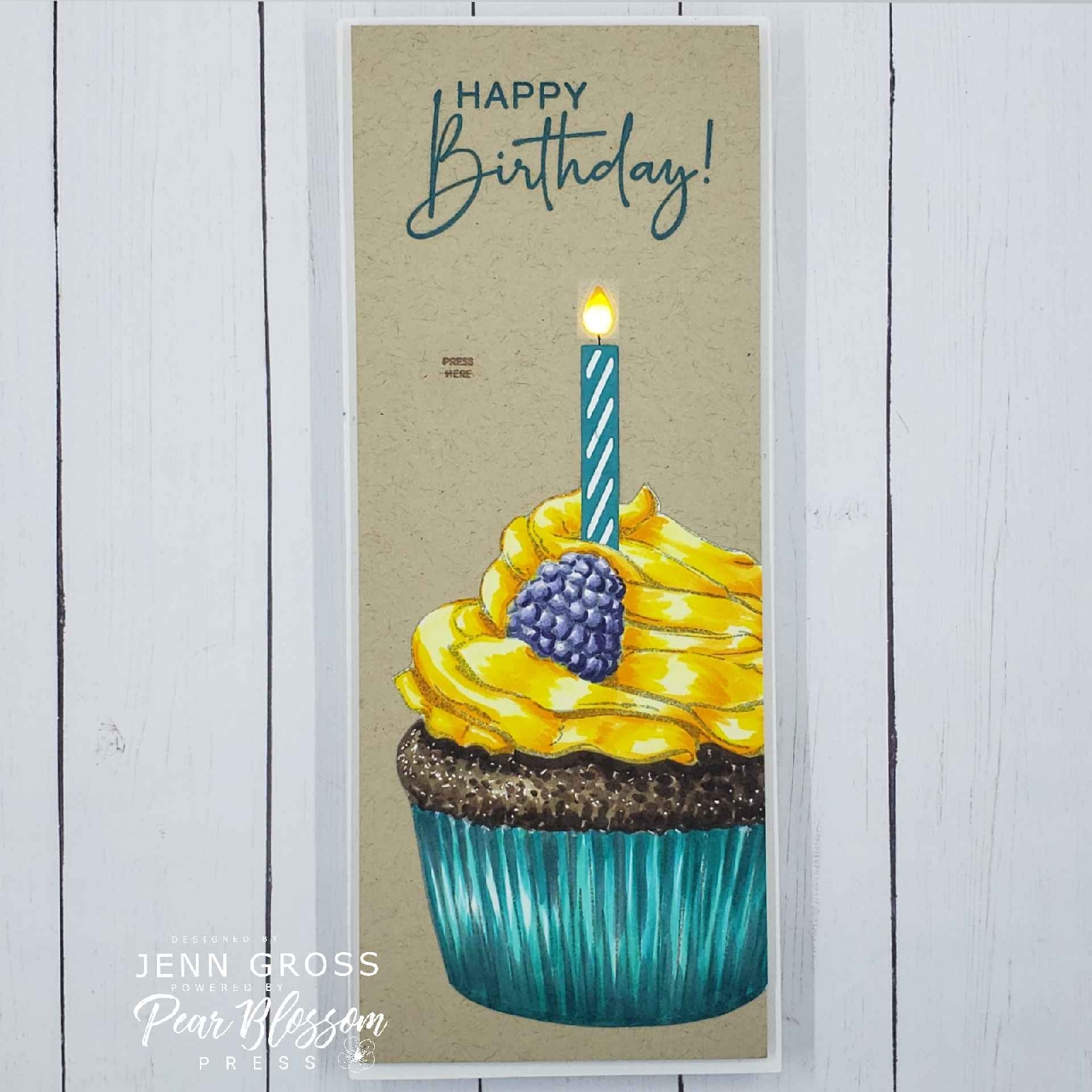 It’s Your Birthday!  A One-Light Slimline Card Tutorial