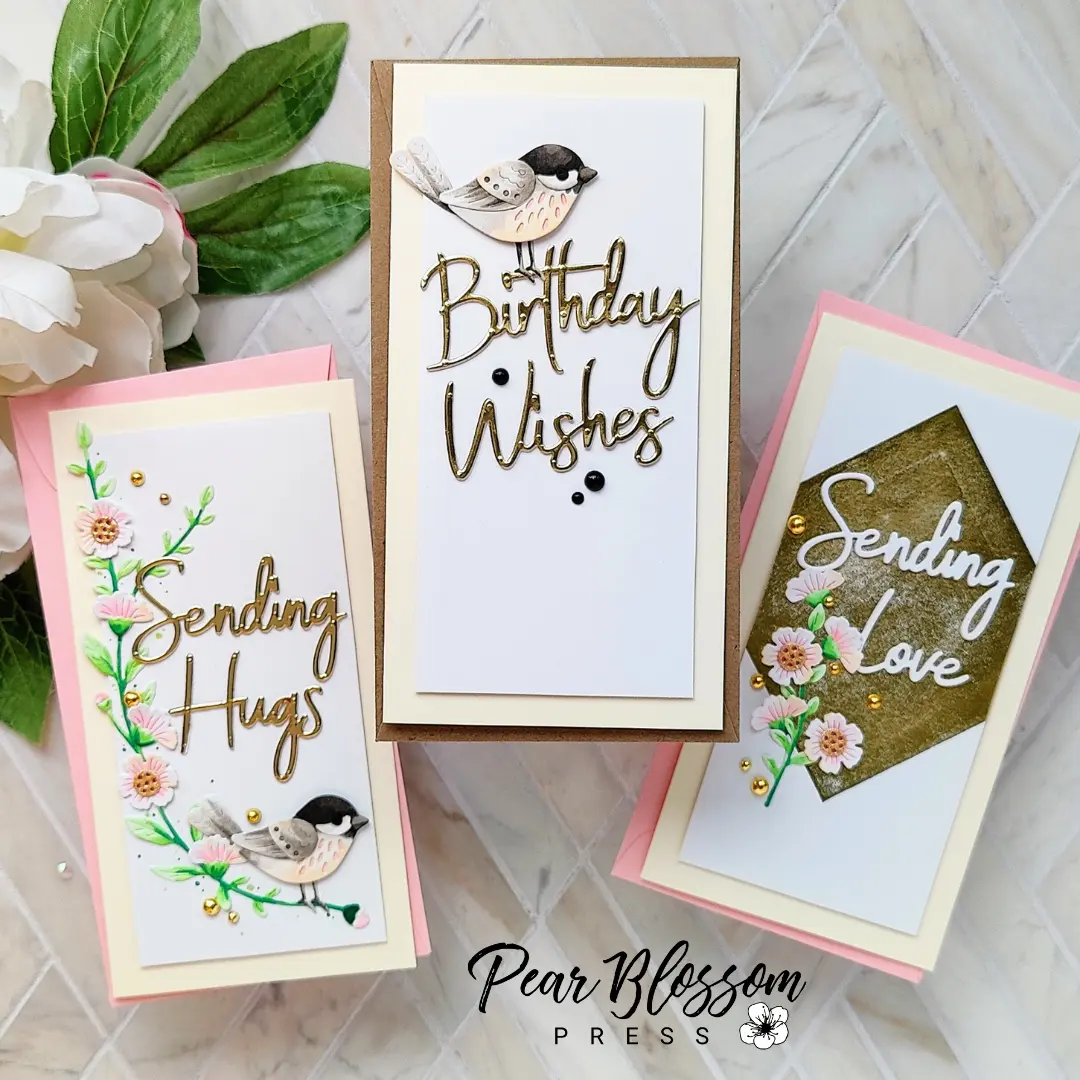Shabby Chic Mini-Slimline Cards