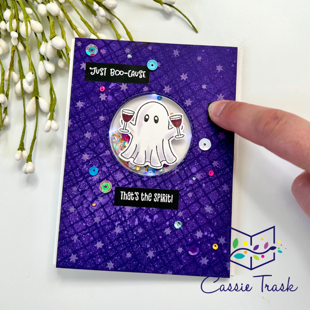 Boo Sheet Shaker Halo Light Up Card - Pearblossom Press