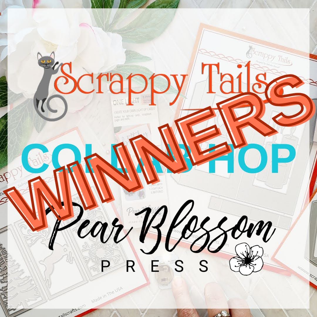 Scrappy Tails Crafts and Pear Blossom Press Collab Hop Winners