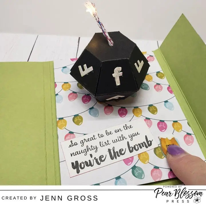 Lighting More Than the Tree! ~ sassy EZ-Lights card