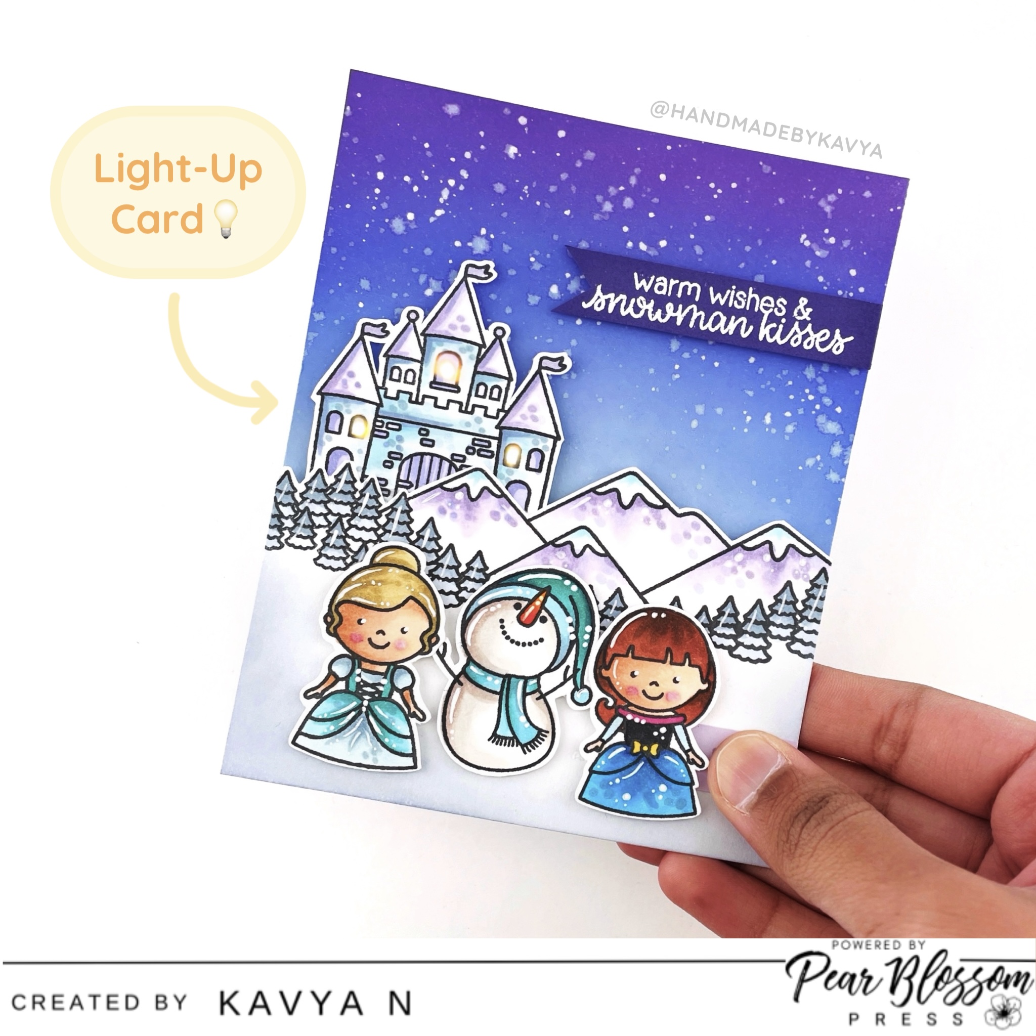 Frozen themed Light Up Card