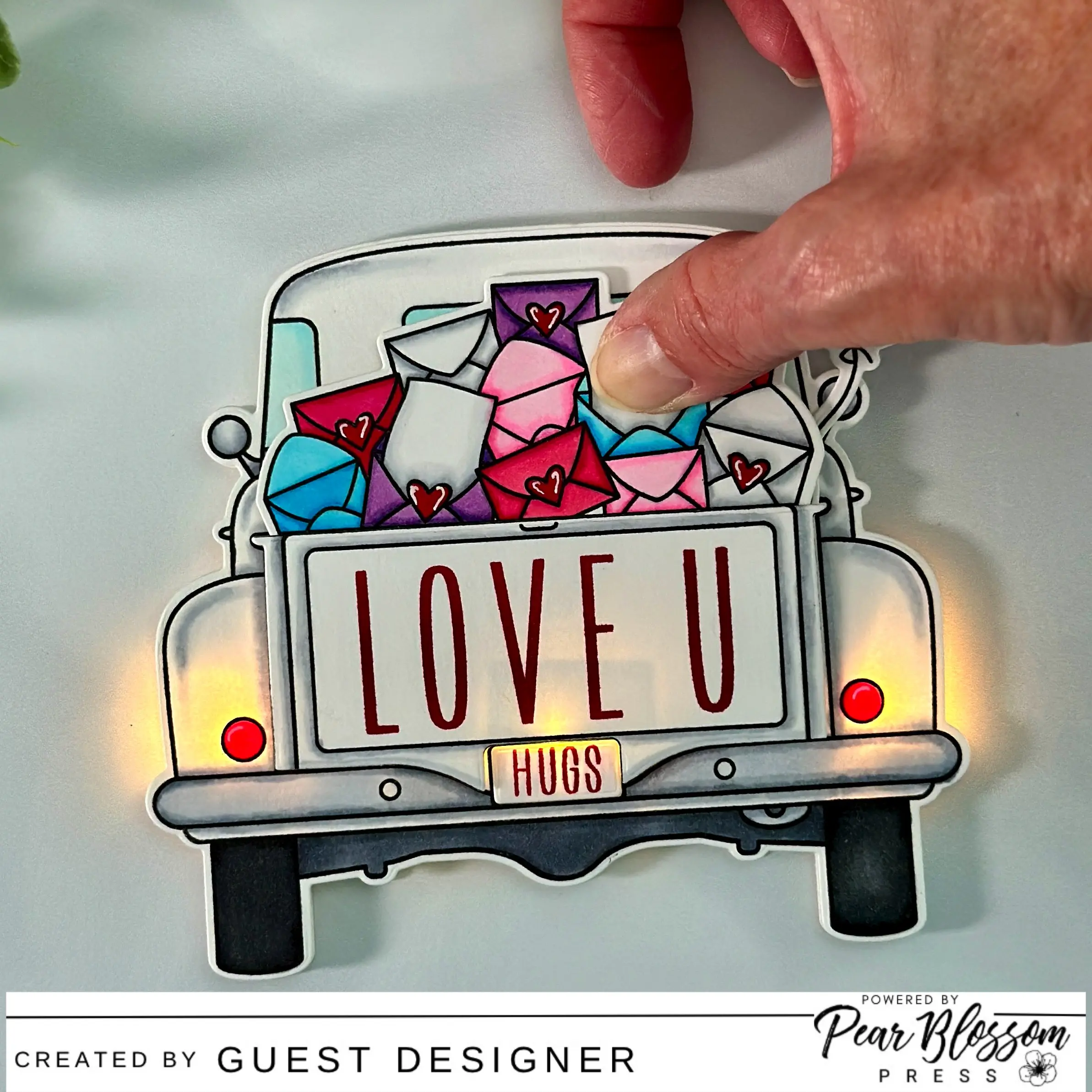 Beep Beep! Make a Light-Up Pick-up Truck Card with Guest Designer Carol!