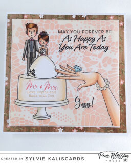 How do you get a big rock to shine bright? With a @pearblossompress light of course!

Products:
Halo Combo pack and World's best foam tape (Pear Blossom Press)
Big rock: Hand and ring (Stampingbella)
Nos casamos: Couple (Anita y su mundo)
Celebration cake: Cake (Mama Elephant)
Happily ever after and Typewrite sentiments (My Favorite Things)
Say it essentials: Mr and Mrs sentiment (Papertrey Ink)
Scrap #2: Yessss sentiment (Chou & Flowers)
KSTD 192 stencil (Stamperia)
Our Wedding paper pad (Echo Park)

Ranger Distress Oxides: Tea dye and Tattered rose

#pearblossompress #stampingbella
#cardmaking #interactivecard #lightupcard