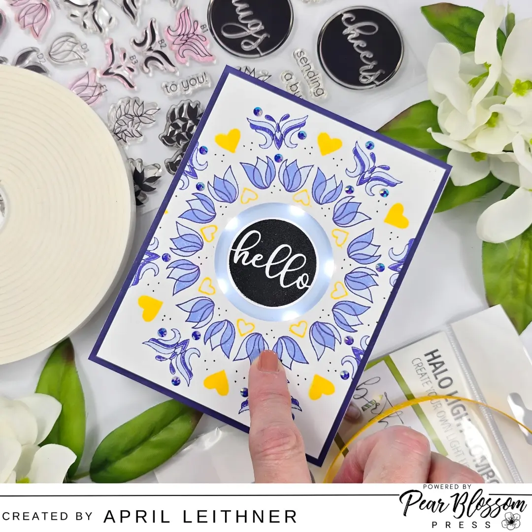 Whimsical Wreath with Halo Light