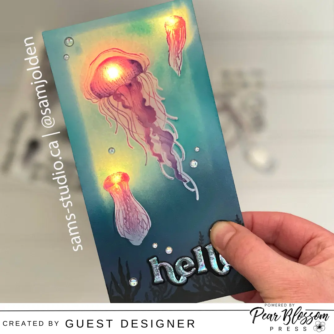 Light-up Jellyfish Card with Guest Designer Sam!