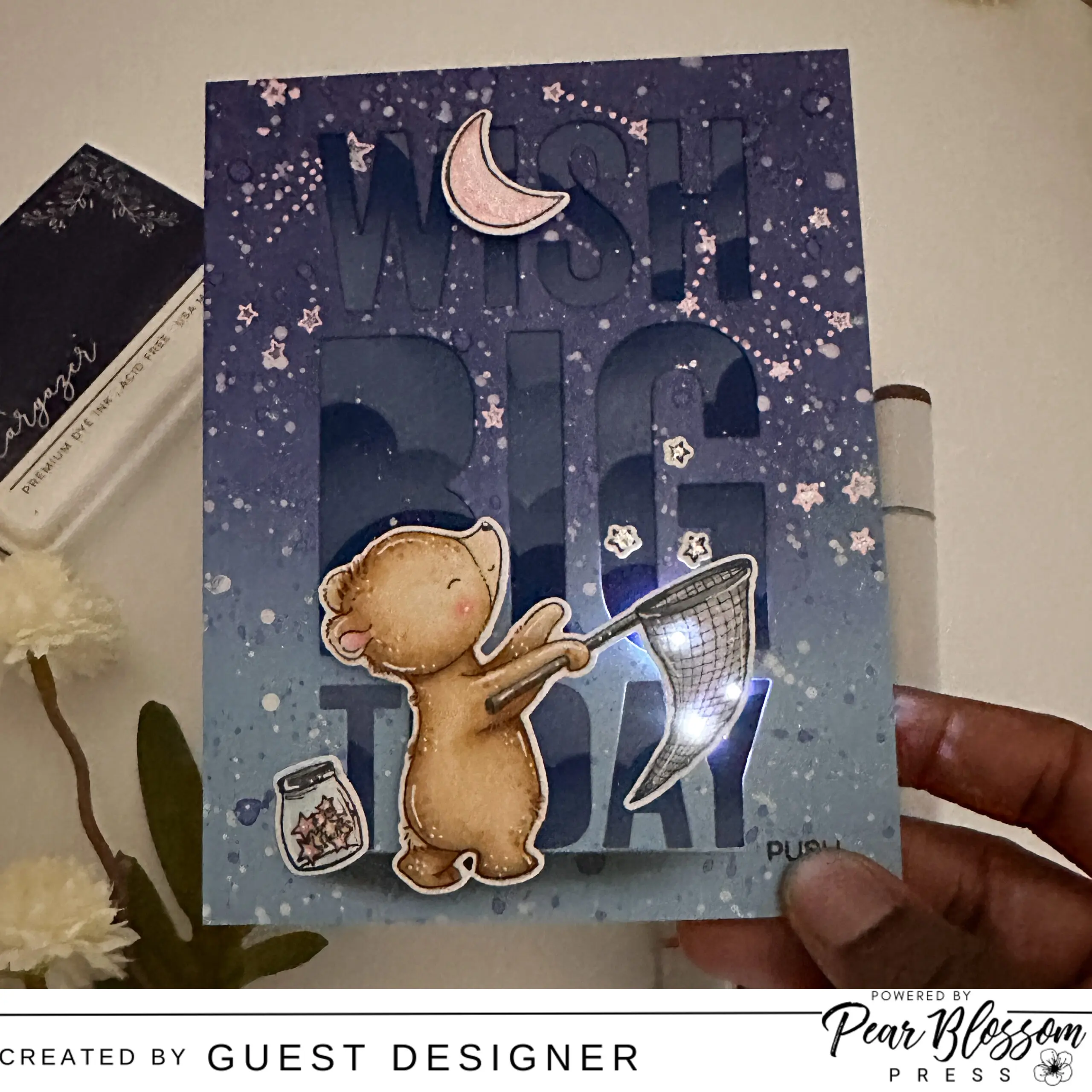 Guest Designer Tiffany’s FIRST TIME Using Twinkle Lights!