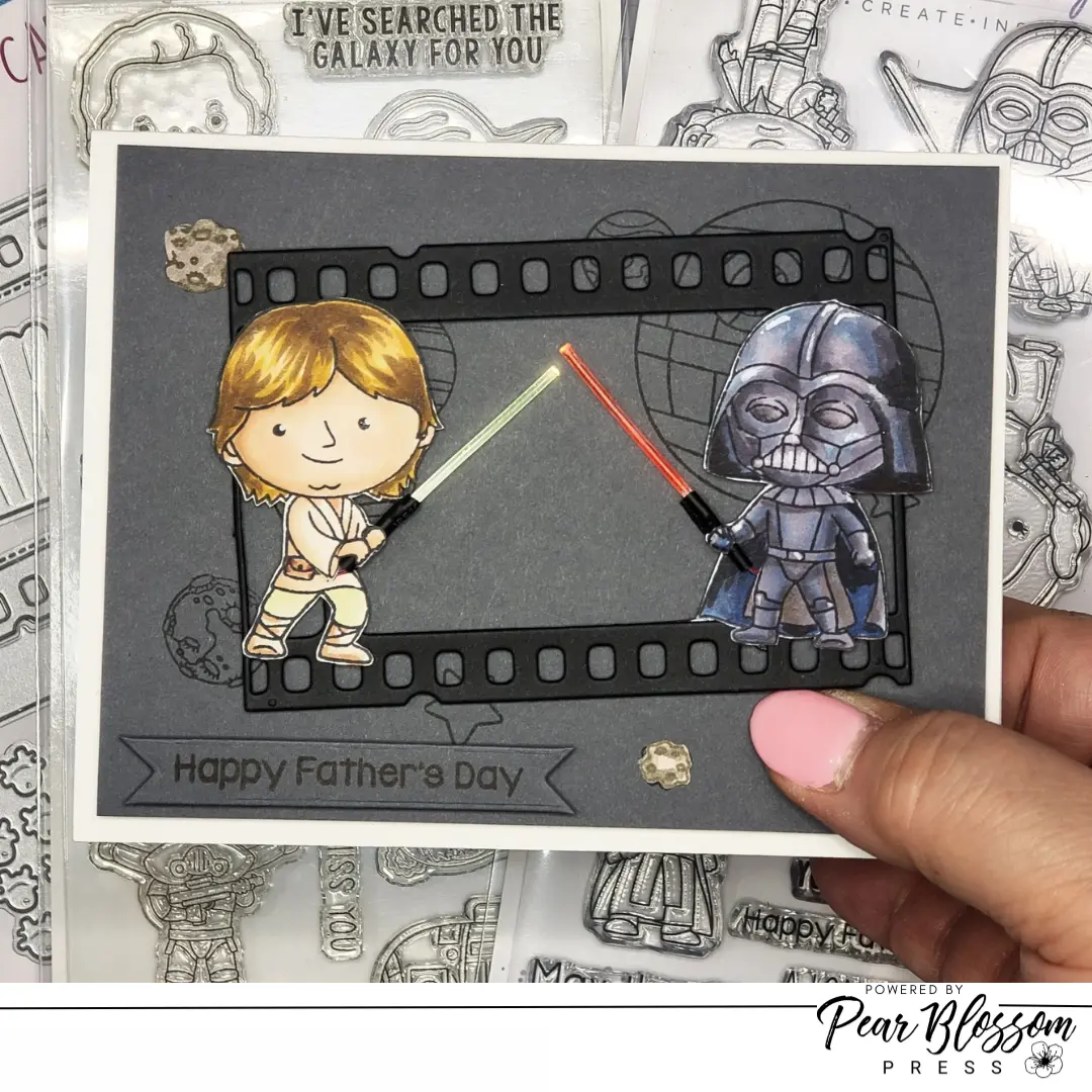 The Force is Strong with this EZ-Lights Card