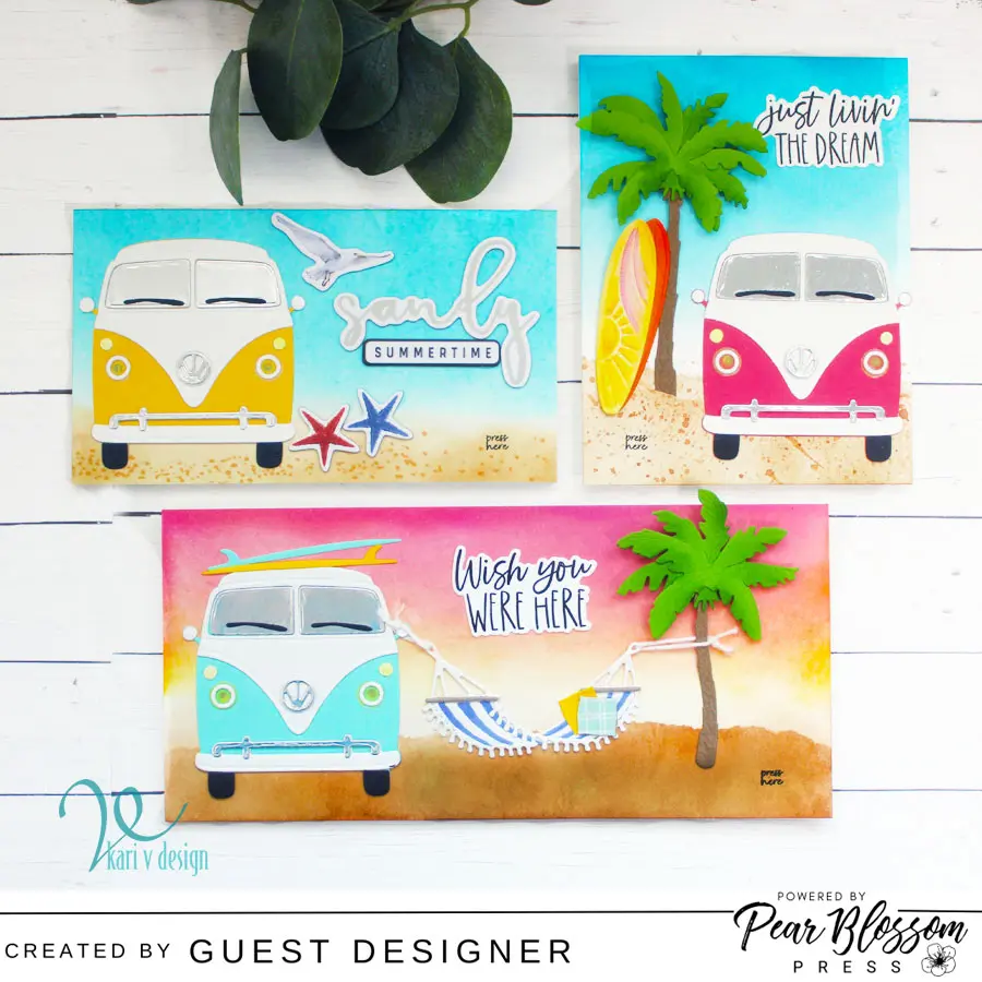 Light-up Beach Cards with Kari VanNoy