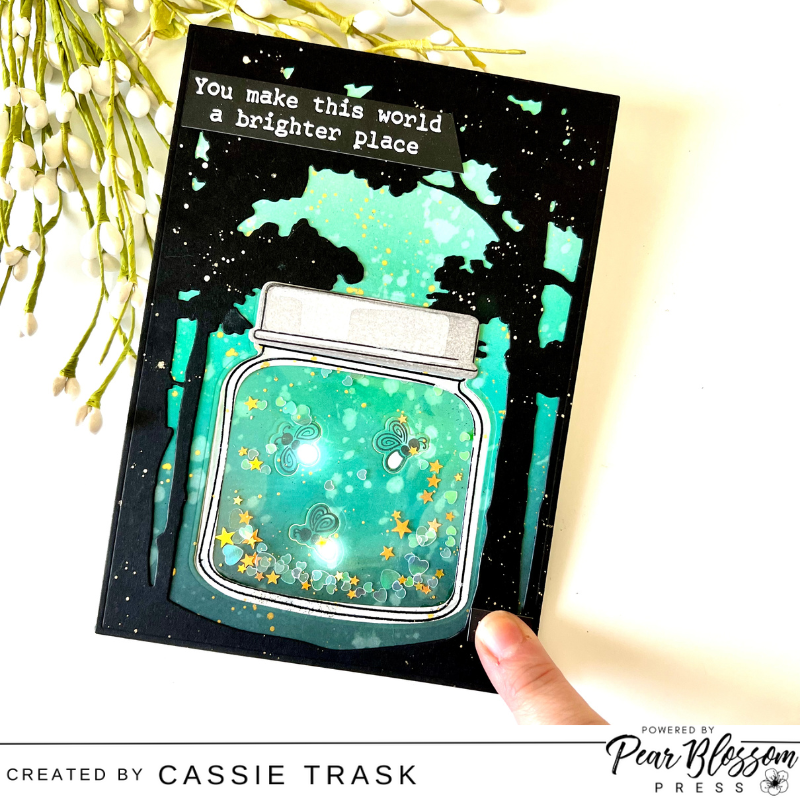 A Double Interactive Card – Twinkle Lights and A Flat Shaker!