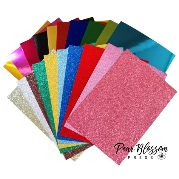 Glitter & Mirror Cardstock Mix (20 pack)
