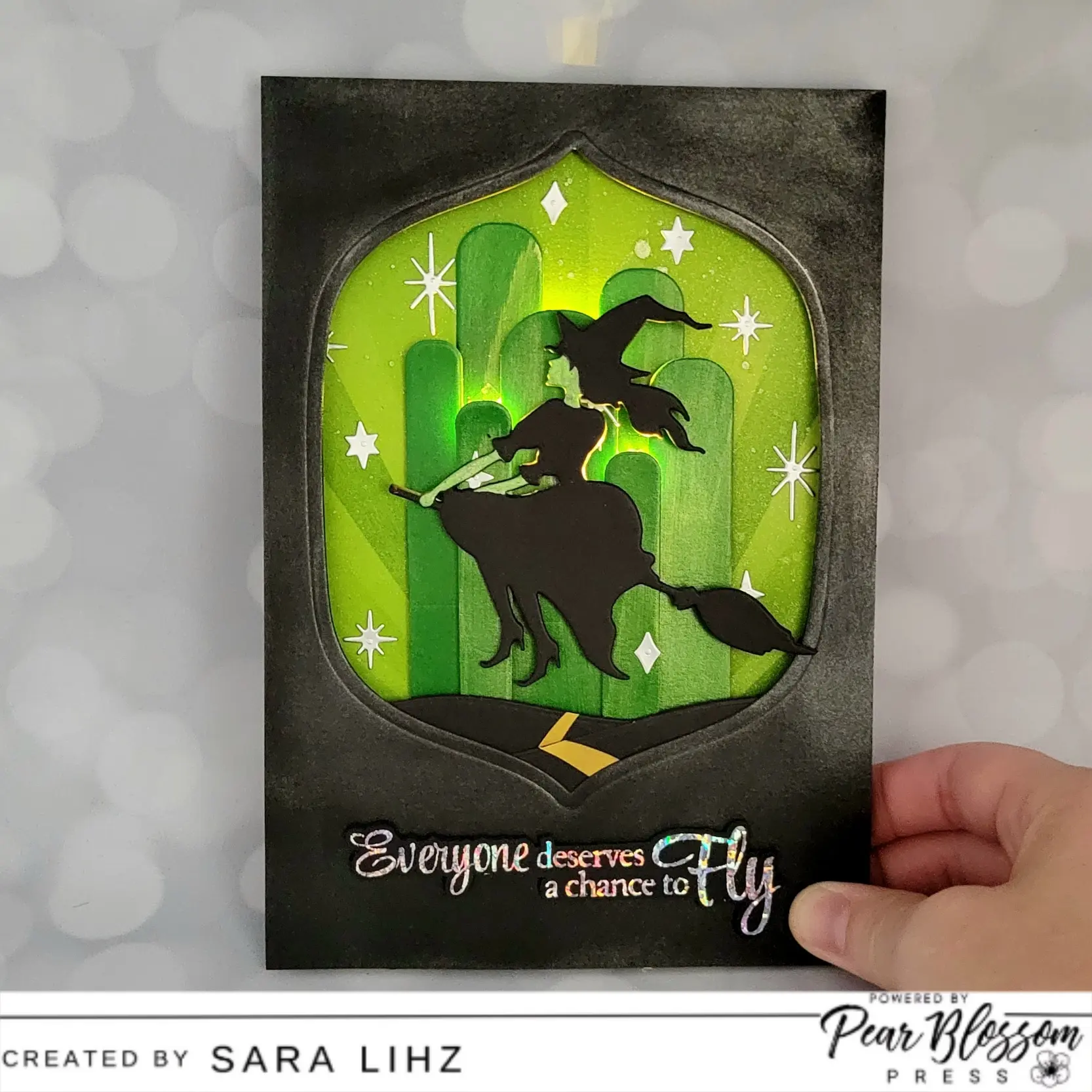 A Wonderfully Wicked Light Up Card w/ @SassysLLC