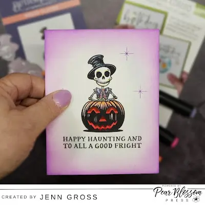DIY Halloween Magic: Light-up Pumpkin Head Scarecrow Card