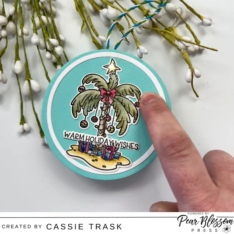 Make a Light Up Tag Turned Ornament