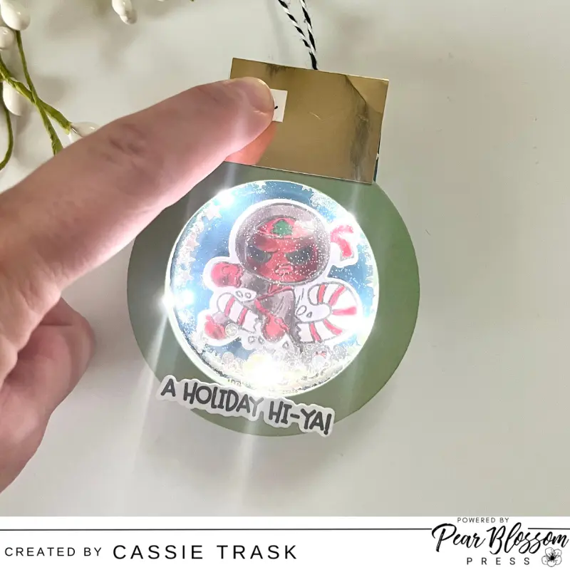 A Light Up Shaker Ornament