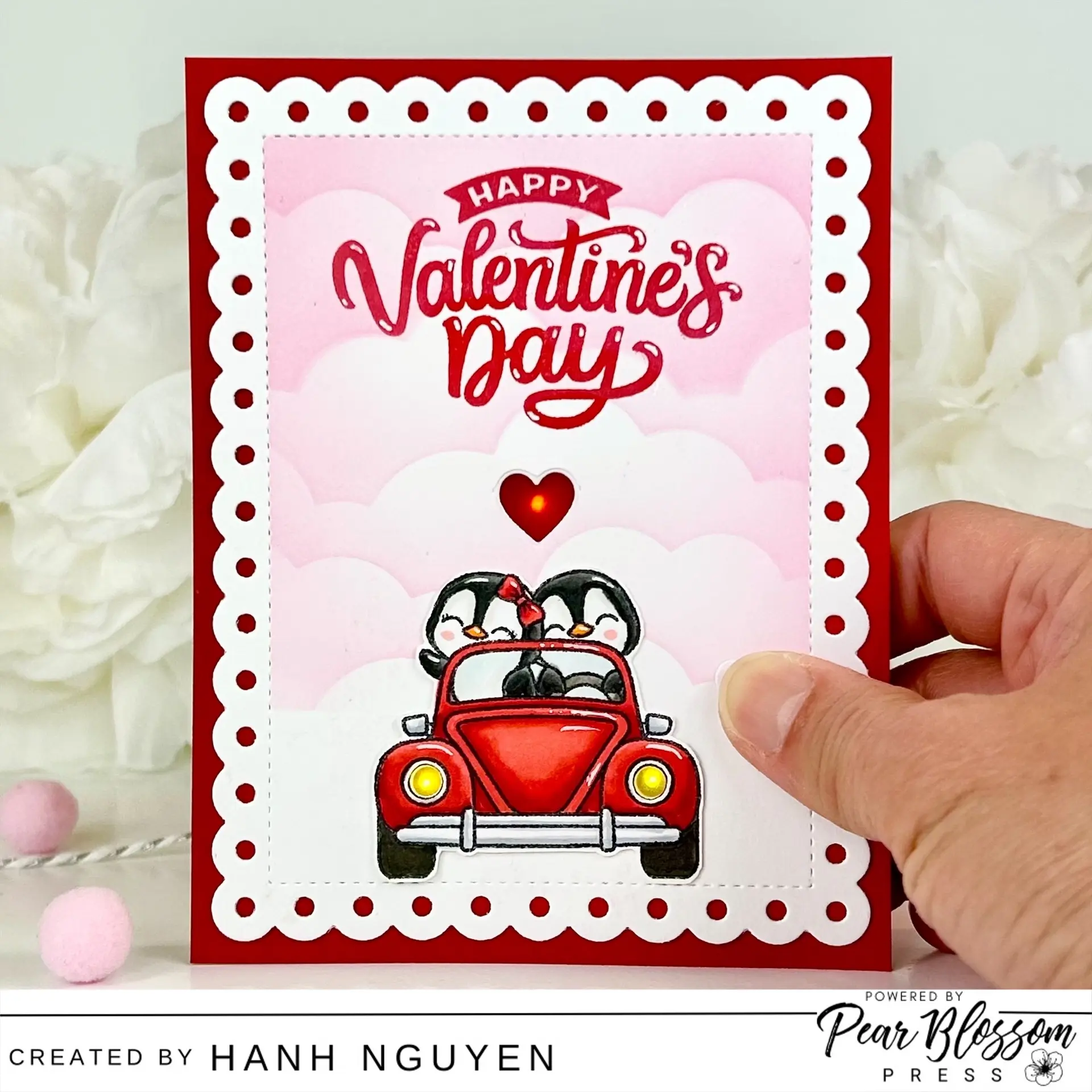 Passionate Penguins Light Up for Valentine’s Day