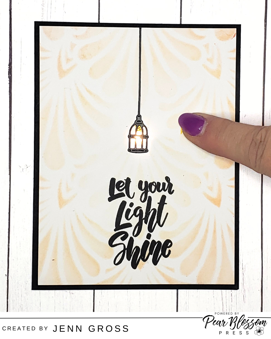 Let Your Light Shine – CAS industrial light-up card – featuring the One-Light