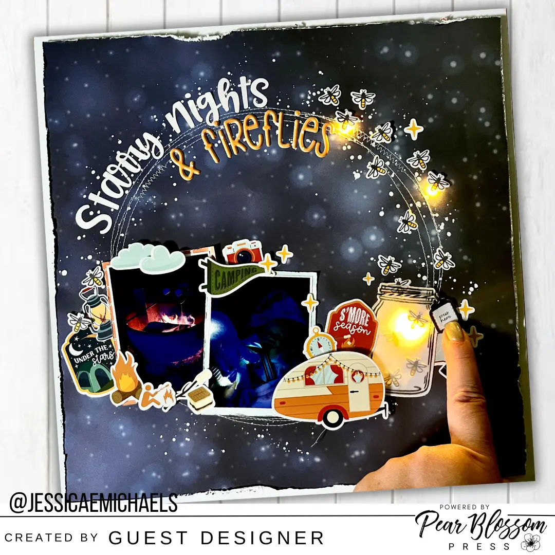 Light-up Scrapbook Page with Guest Jessica Michaels