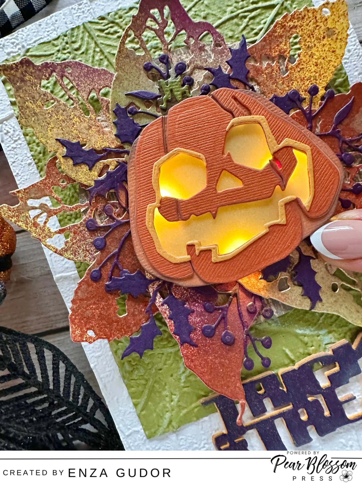 Light-Up Jack-o’-Lantern Card with EZ-Lights