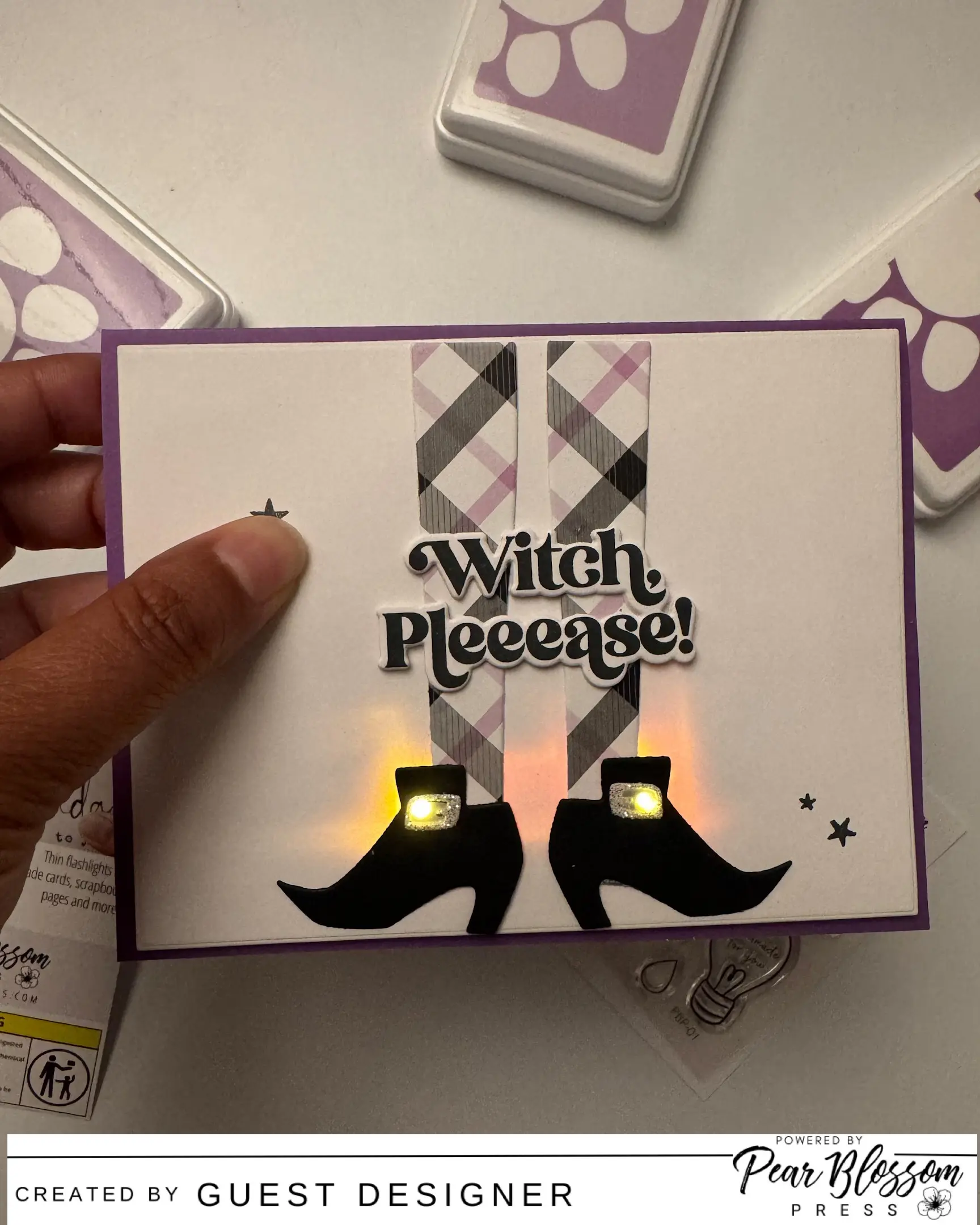 My First Ever Light Up Card by Guest Designer Simeen