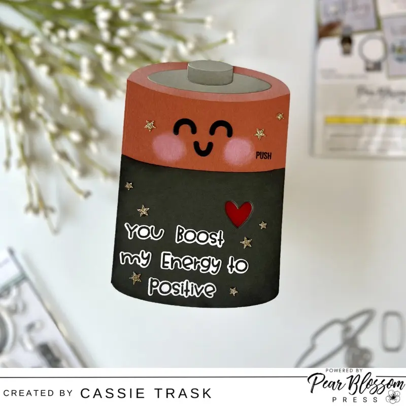 Who needs a little positivity today?? @cassietcards is sharing this fun light up battery with a positive message.  We love how her sweet battery is not only smiling, but it's interactive!

You can watch how it all came together and find out what she used over on YouTube by clicking the link in our bio. 

#pearblossompress #lightupcard #interactivecard