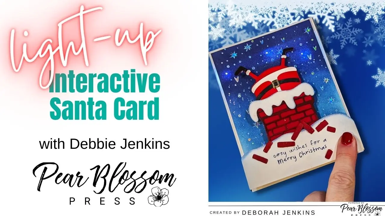 This Santa Card MOVES and LIGHTS UP! 🎅✨ Interactive Christmas Card Tutorial