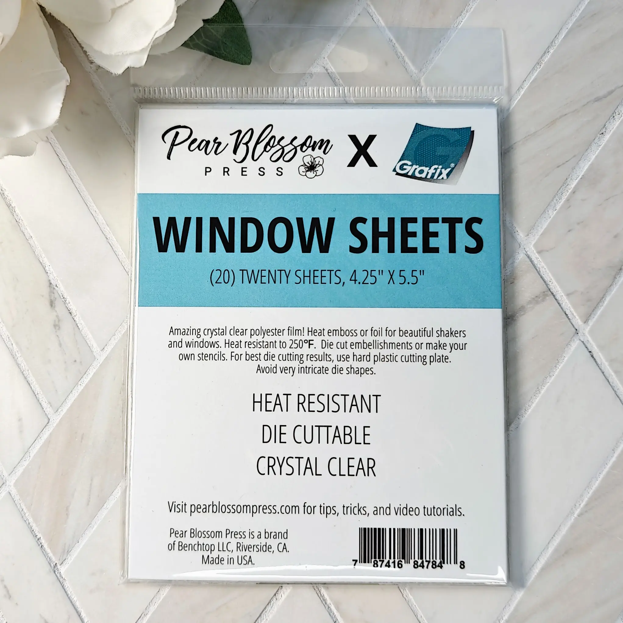 Window Sheets – Clear (20 pack)