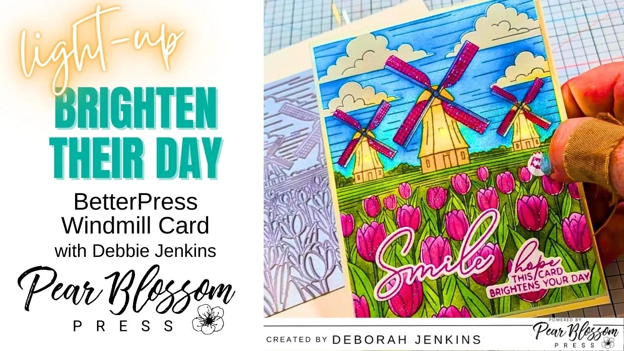 Brighten Their Day with this Easy Light-Up BetterPress Windmill Card