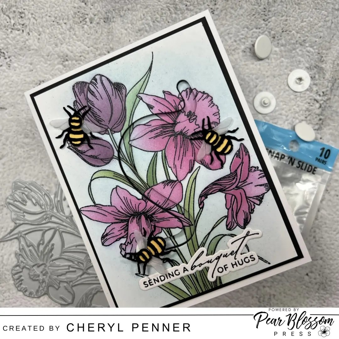 Floral Bouquet Spinner card