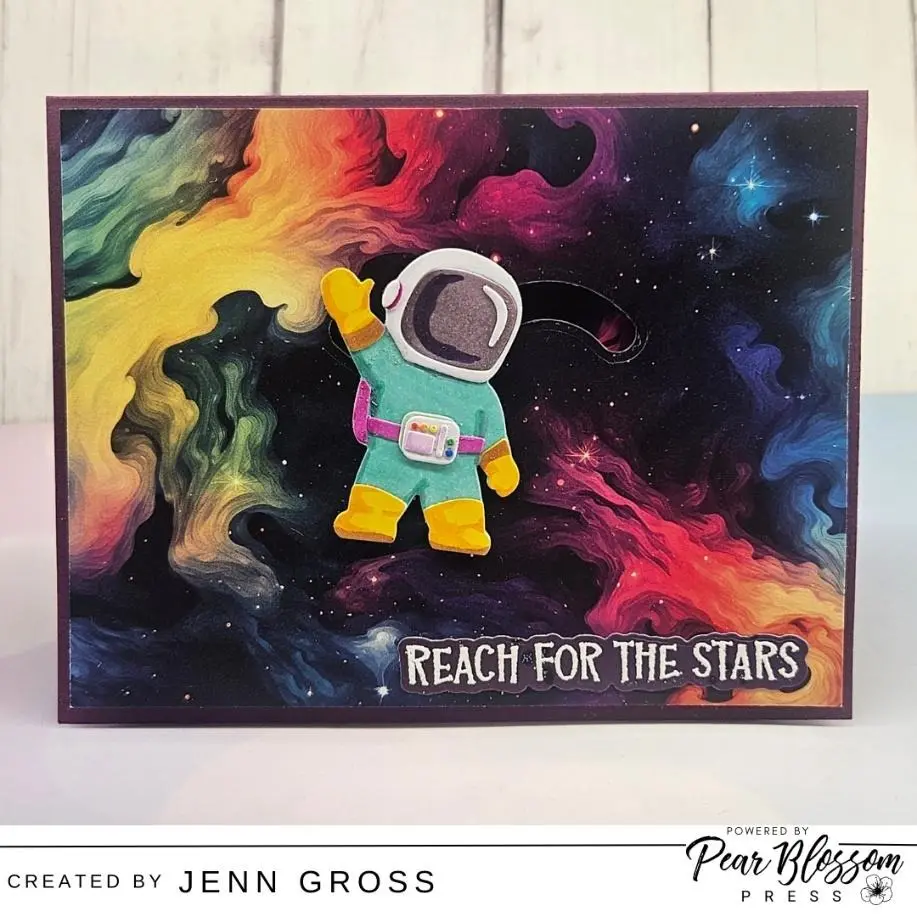 Space Spinner Cards – made with Pear Blossom Press Snap ‘N Spin