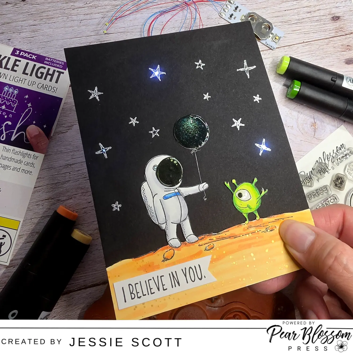 A Twinkling Believe In You Card